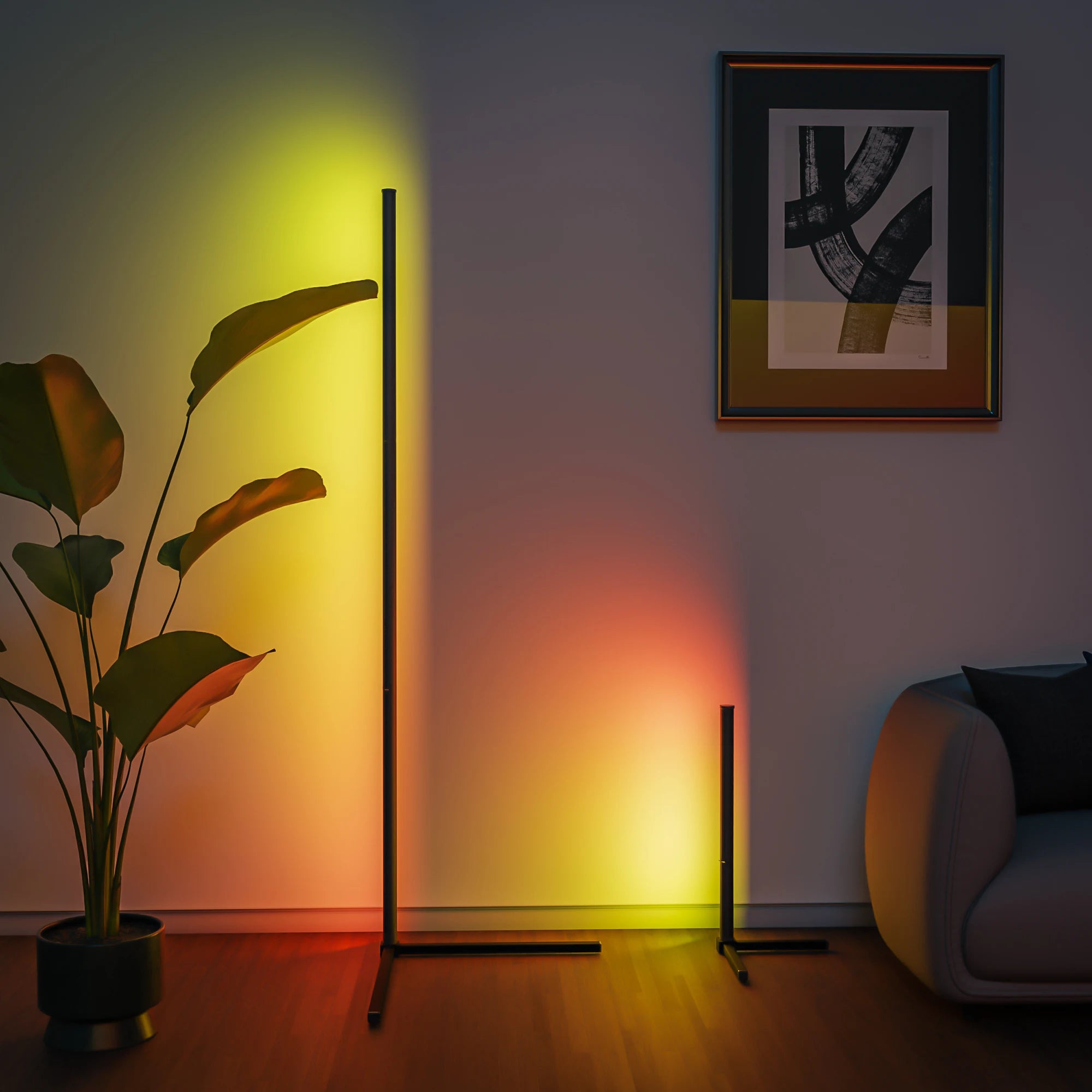 RGB Corner Floor Lamp