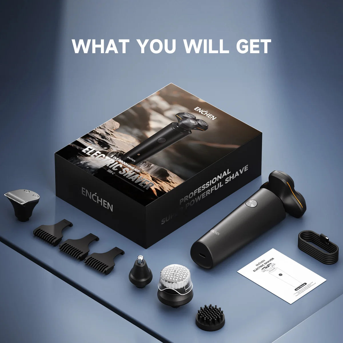 ENCHEN™ Electric Shaver With 4 Heads Replacement
