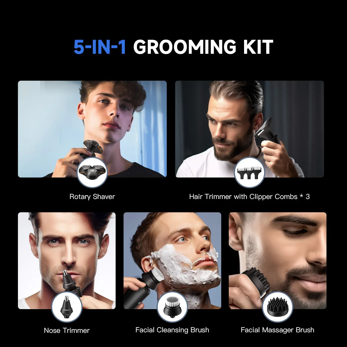 ENCHEN™ Electric Shaver With 4 Heads Replacement