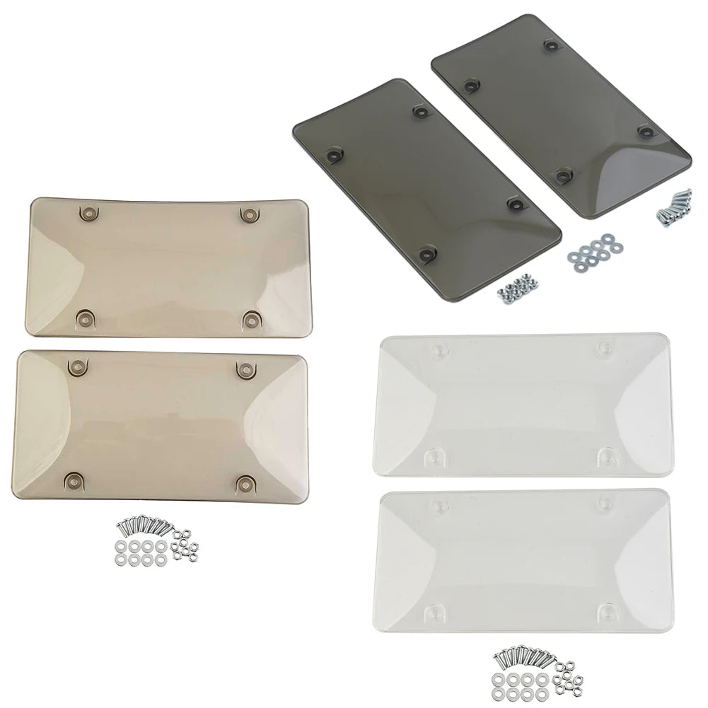 2pcs License Plate Cover