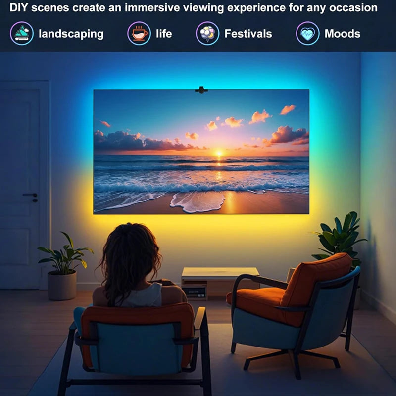 Interactive LED Backlight For TVs