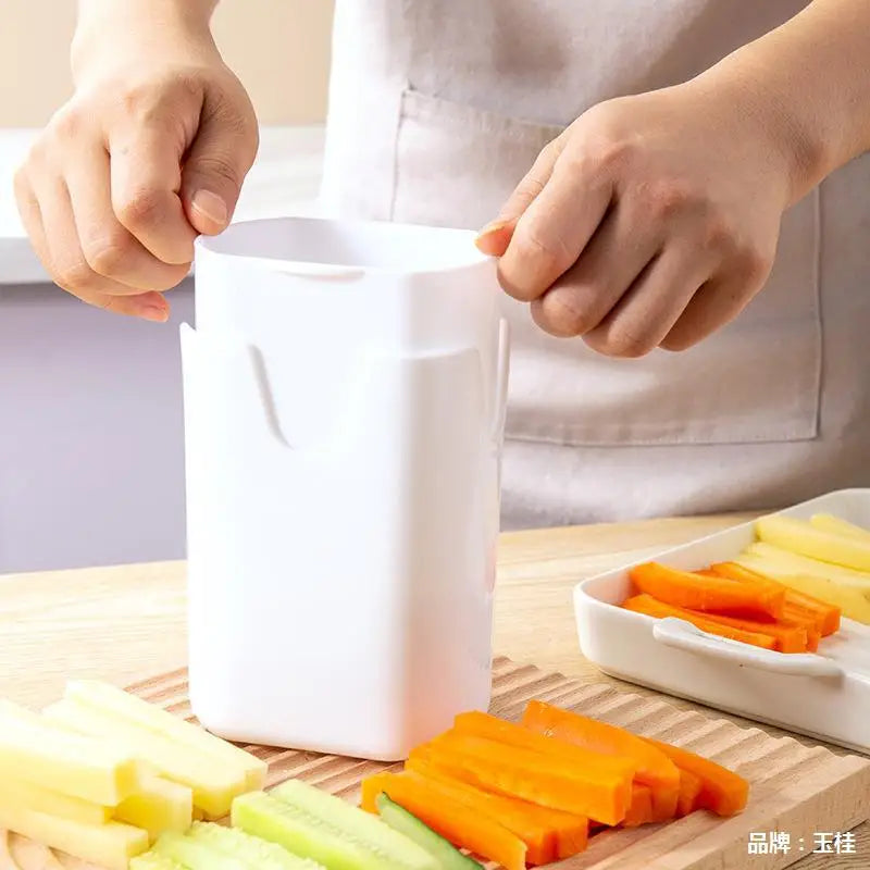 White French Fry Cutter – Rapid Vegetable & Potato Slicer