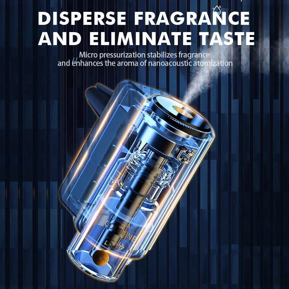 Car Air Diffuser with 3 Essential Oil Bottles