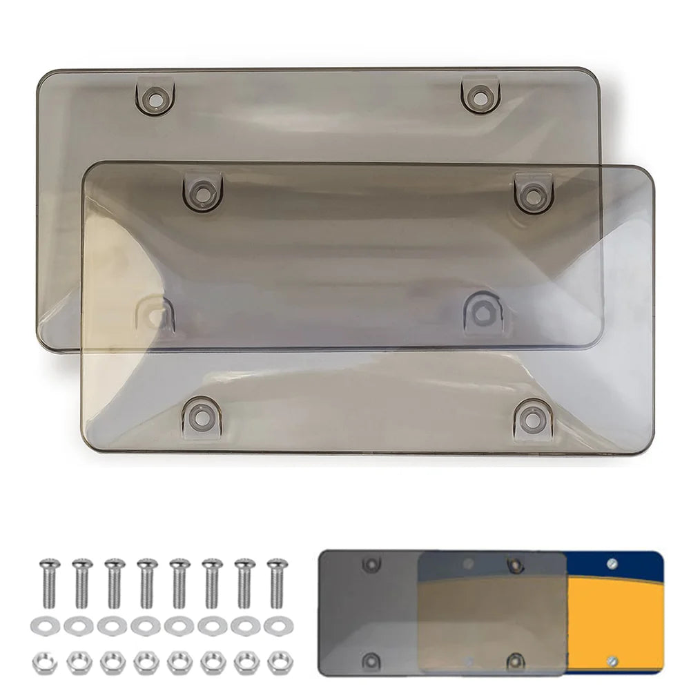 2pcs License Plate Cover